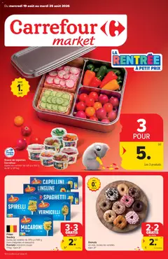 Prévisualisation de Carrefour market Publicité du magasin Carrefour market formulaire valide 19/08/2026