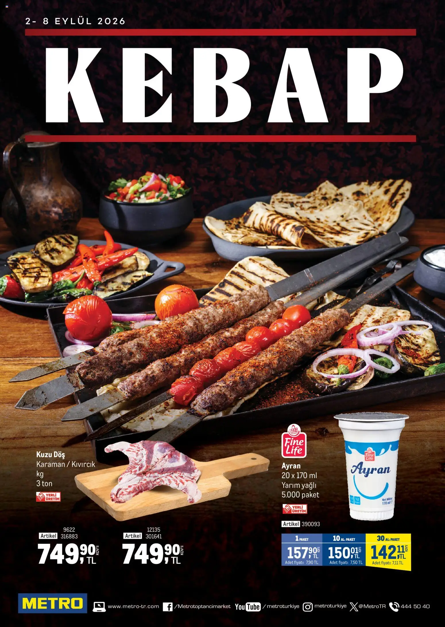 Metro Metro - Kebap 02.09.2026 - Broşürünün önizlemesi