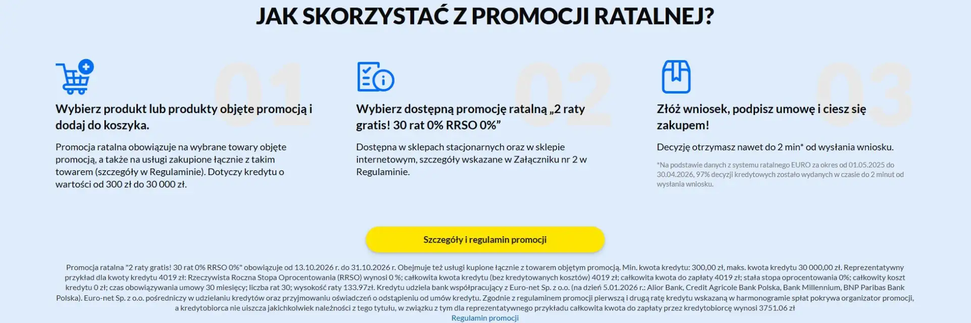 2 raty gratis