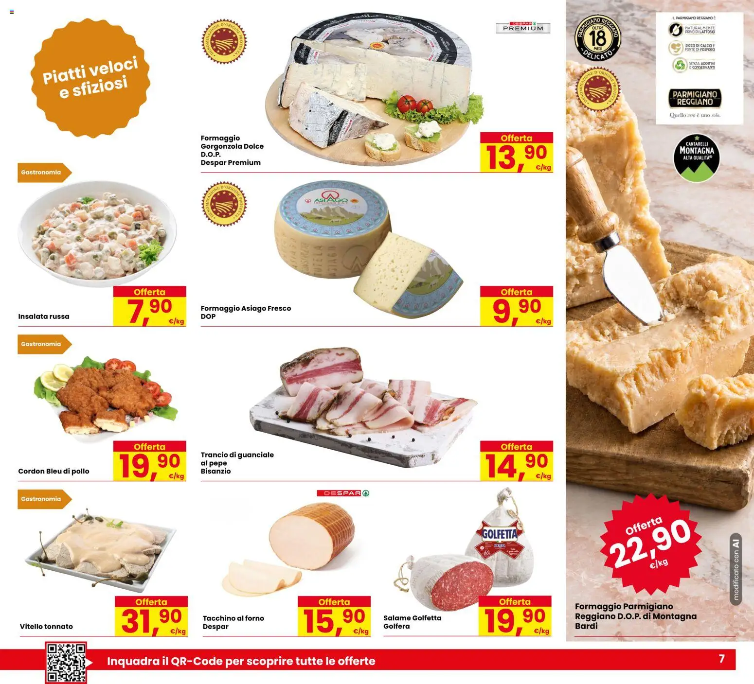 Anteprima dell'opuscolo Eurospar volantino Novafeltria dal negozio Eurospar valido da 29/10/2026 - Forno, Piatti, Insalata, Formaggio, Insalata russa, Tacchino, Salame, Formaggio asiago