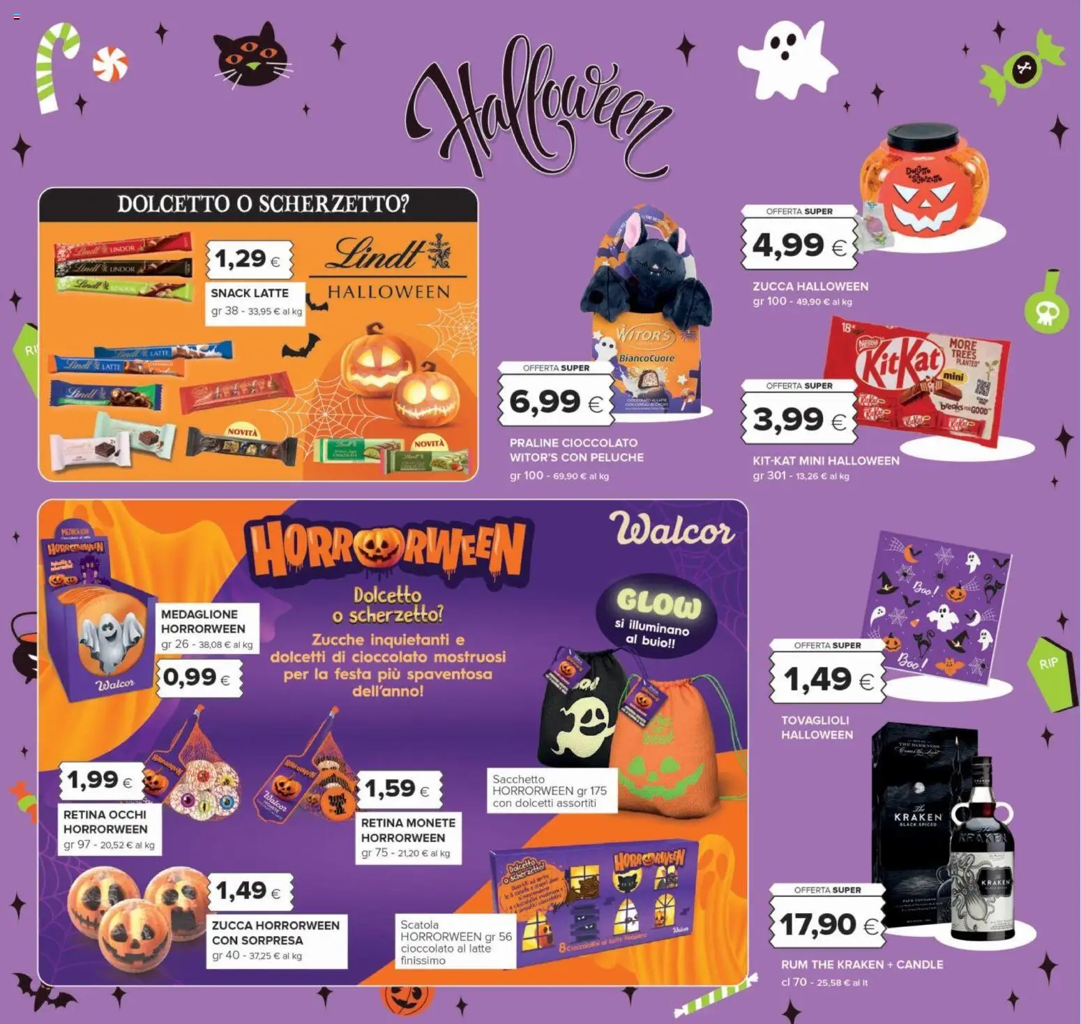 Anteprima dell'opuscolo Oasi volantino Spoltore dal negozio Oasi valido da 22/10/2026 - The, Zucca, Cioccolato, Lindt, Peluche, Rum, Cacao, Cioccolatini