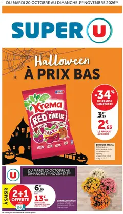 Prévisualisation de Super U catalogue du magasin Super U formulaire valide 20/10/2026