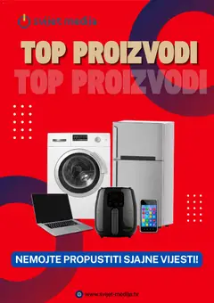 Pregled letka Svijet medija Katalog trgovine Svijet medija vrijedi od 01.10.2026