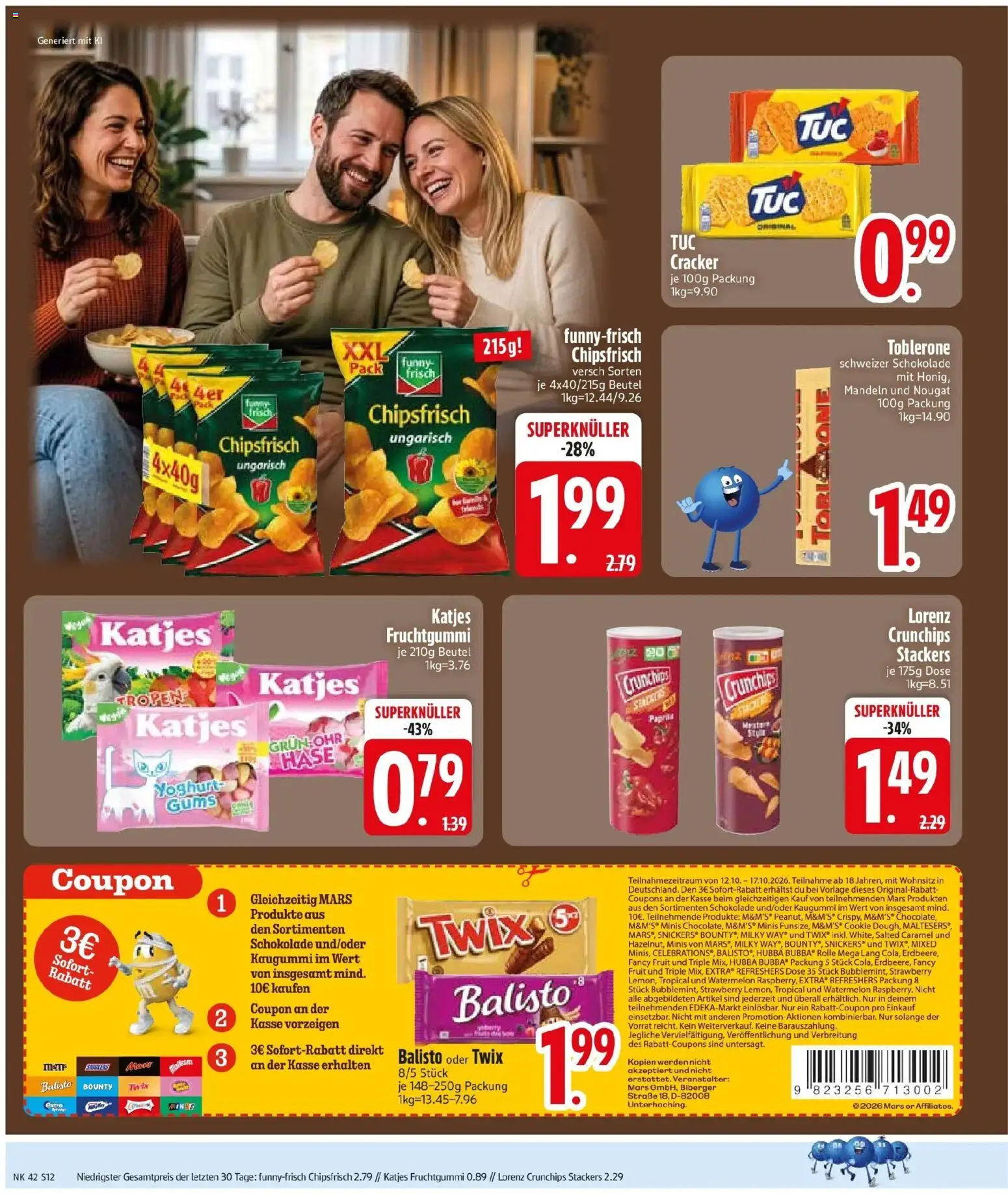 Vorschau von dem Prospekt des Geschäftes Edeka, gültig ab dem 12.10.2026
