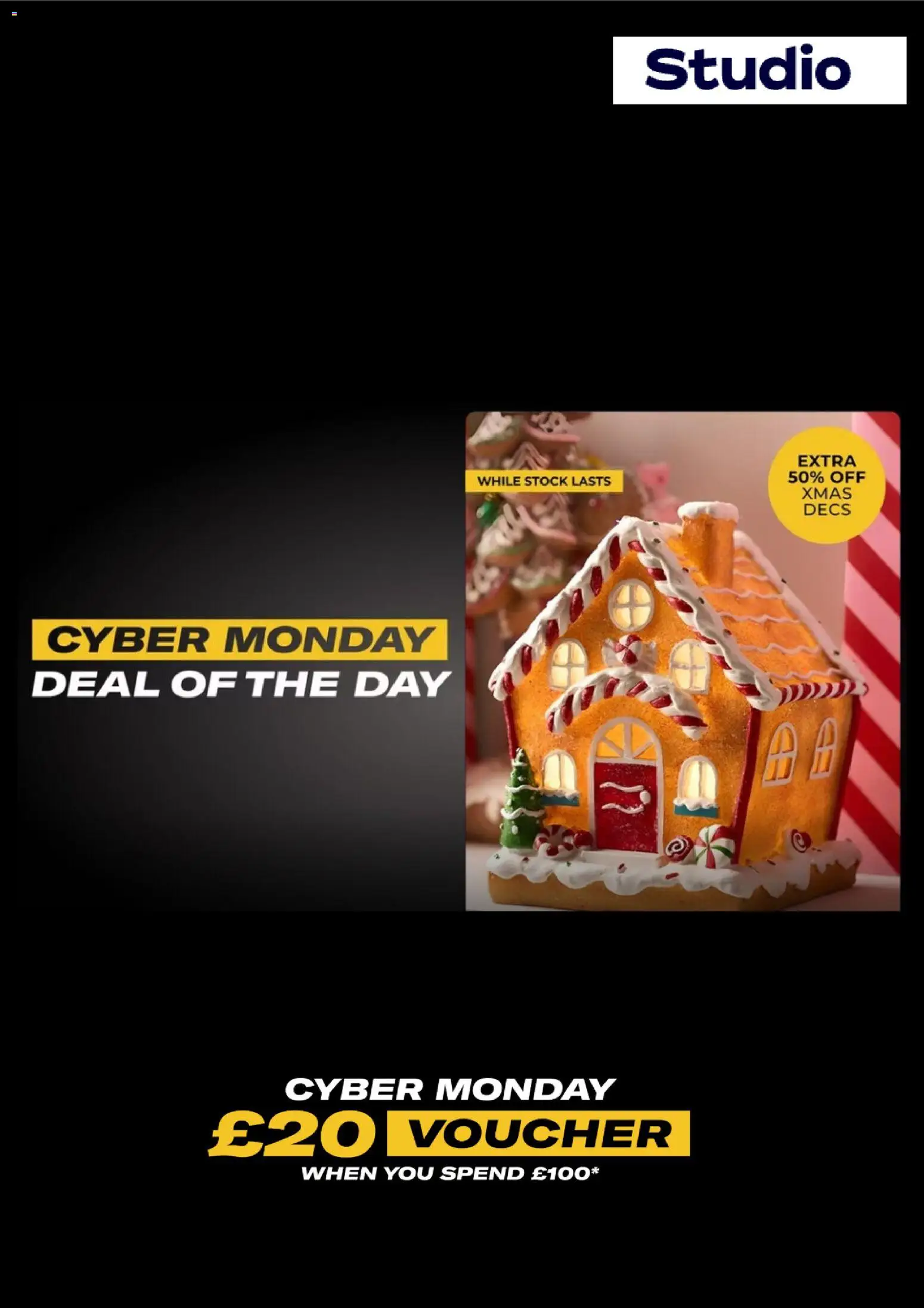Preview of Studio Studio Cyber monday advice valid from 20/10/2026