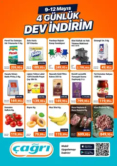 Çağrı Market Çağrı Market - 4 Günlük Dev İndirim 09.05.2026 - Broşürünün önizlemesi