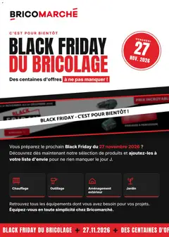 Prévisualisation de Bricomarché Black Friday Avis du magasin Bricomarché formulaire valide 21/10/2026
