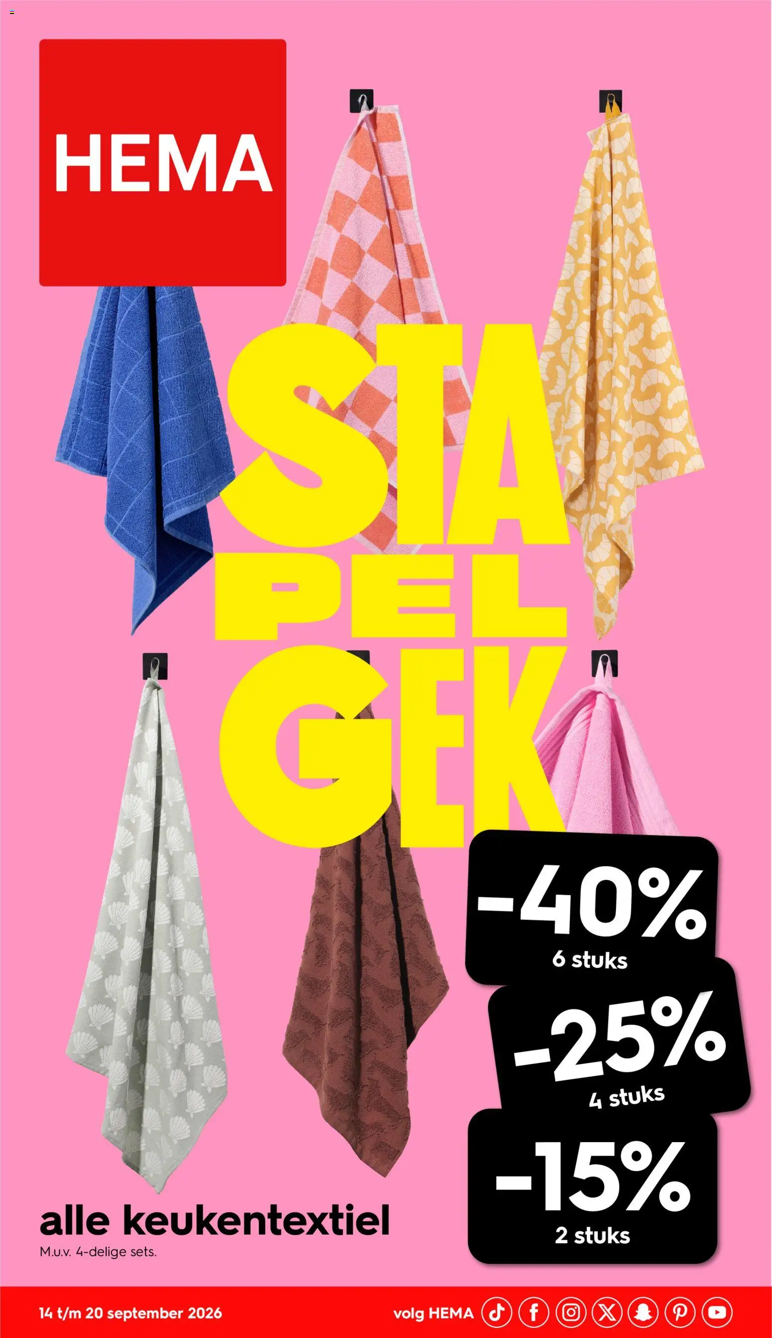 Voorbeeld van Hema Folder / Publicité van winkel Hema geldig vanaf 14/09/2026