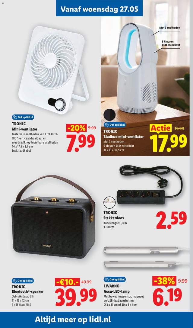 Nieuwe Lidl folder vanaf 25-05