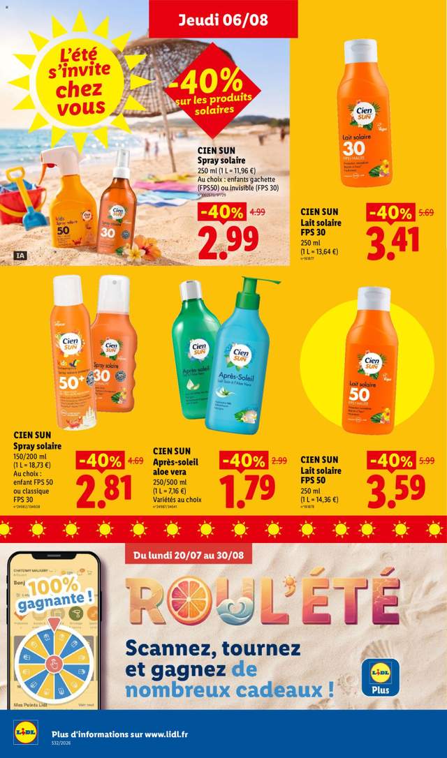 Nouveau catalogue Lidl à partir du 06/08