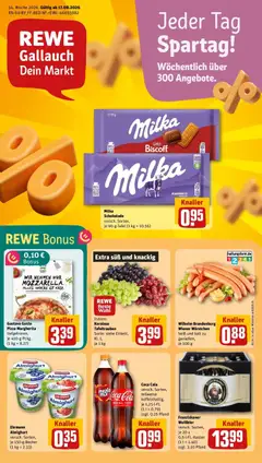 Vorschau von dem Prospekt des Geschäftes Rewe, gültig ab dem 17.08.2026