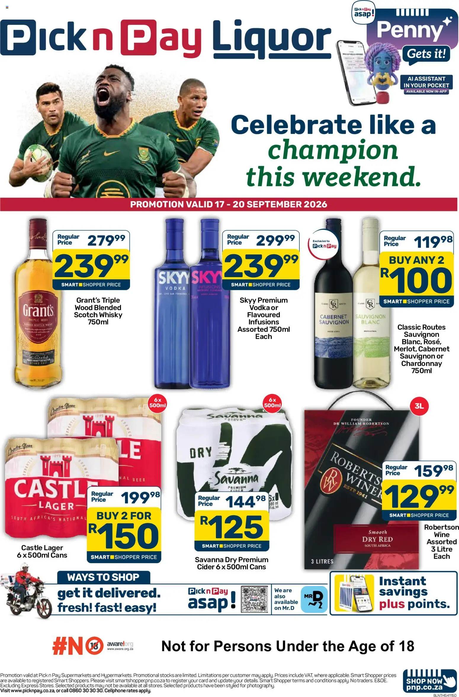 Preview of Pick n Pay flyer valid from 17/09/2026