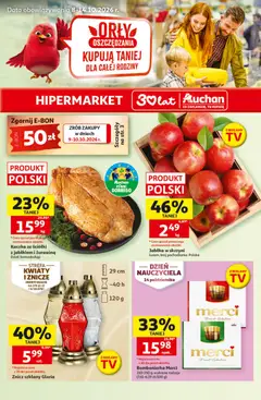 Pogląd gazetki "Auchan gazetka - Hipermarket" ze sklepu Auchan ważnej od 08.10.2026