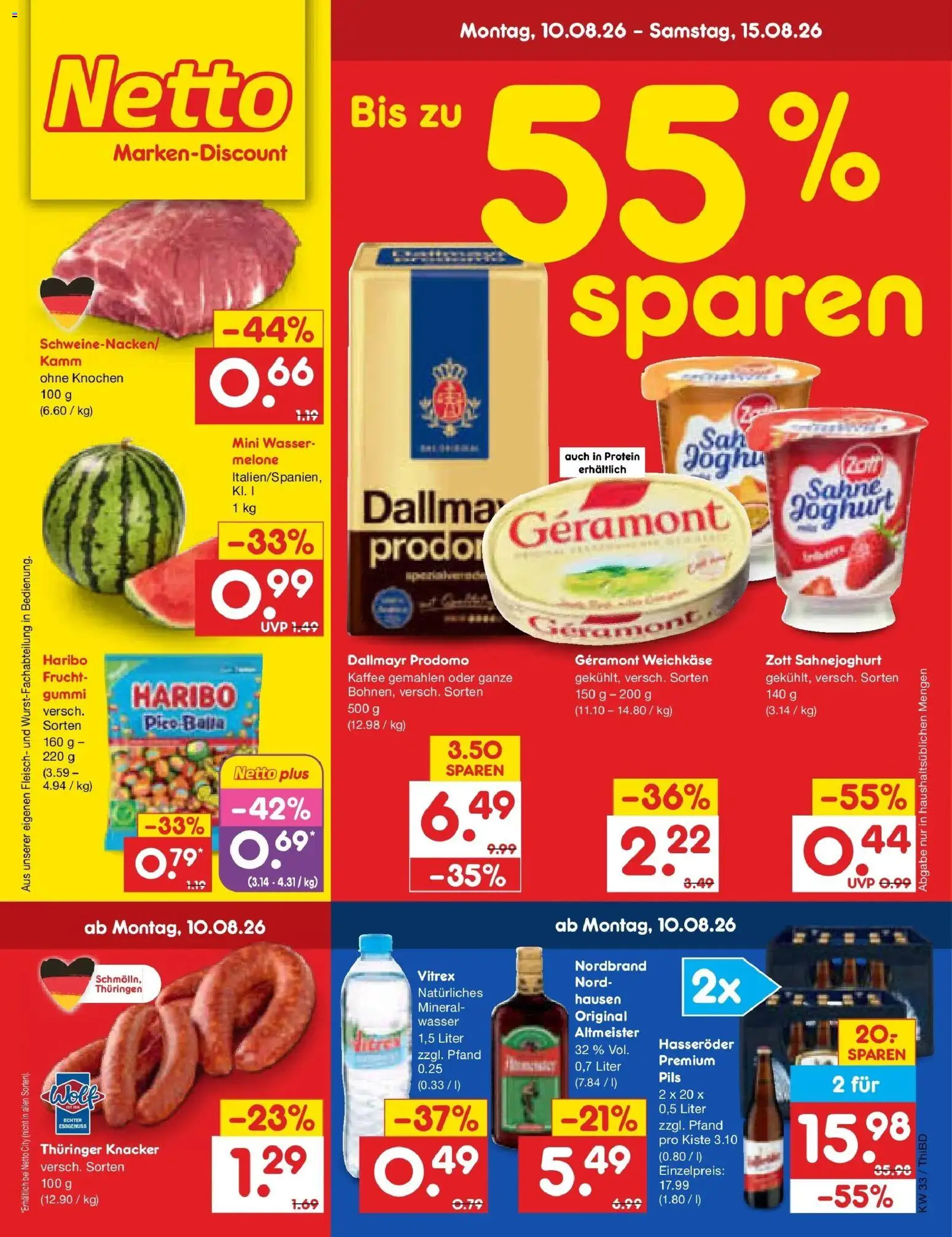 Vorschau von dem Prospekt des Geschäftes Netto Marken-Discount, gültig ab dem 10.08.2026