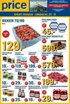 Forhåndsvis Price Lagerbutikk kundeavis mandag fra butikk Price Lagerbutikk gyldig fra 16/10/2026