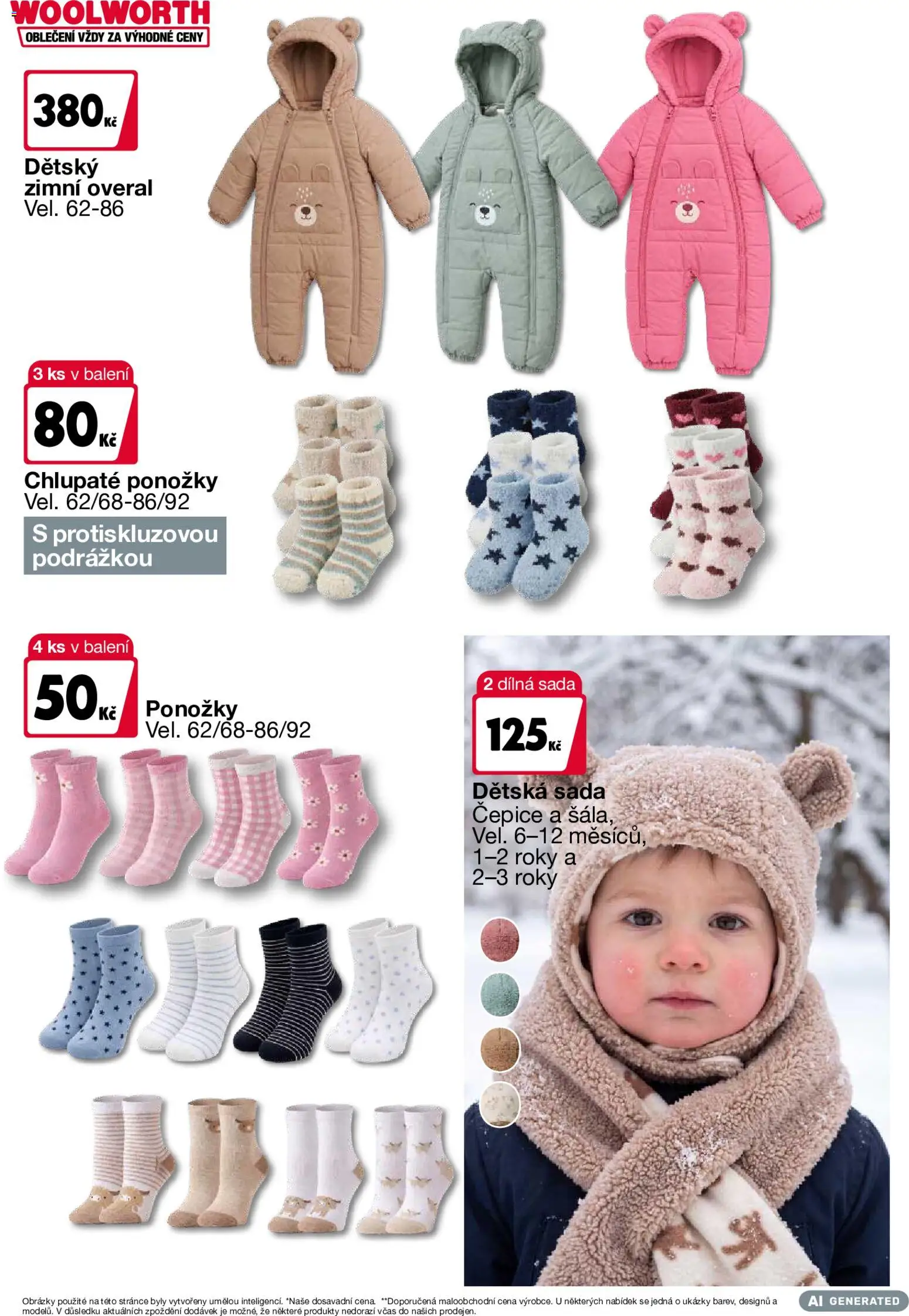 Náhľad Woolworth letáku platného od 02.10.2026 - Ponožky, Overal