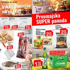 Pregled letka Best vikend miriše na roštilj trgovine Best vrijedi od 28.04.2026