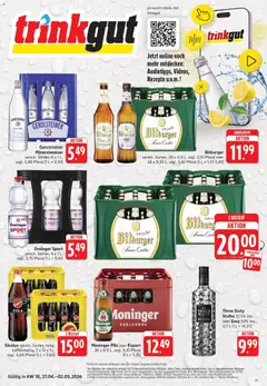 Vorschau von dem Prospekt des Geschäftes Trinkgut, gültig ab dem 27.04.2026