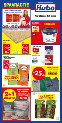 Prévisualisation de Hubo Folder du magasin Hubo formulaire valide 07/09/2026