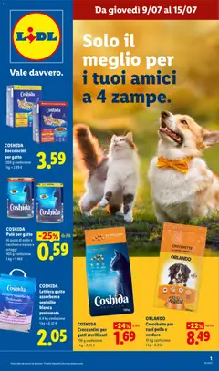 Anteprima dell'opuscolo Lidl volantino Amici dal negozio Lidl valido da 09/07/2026