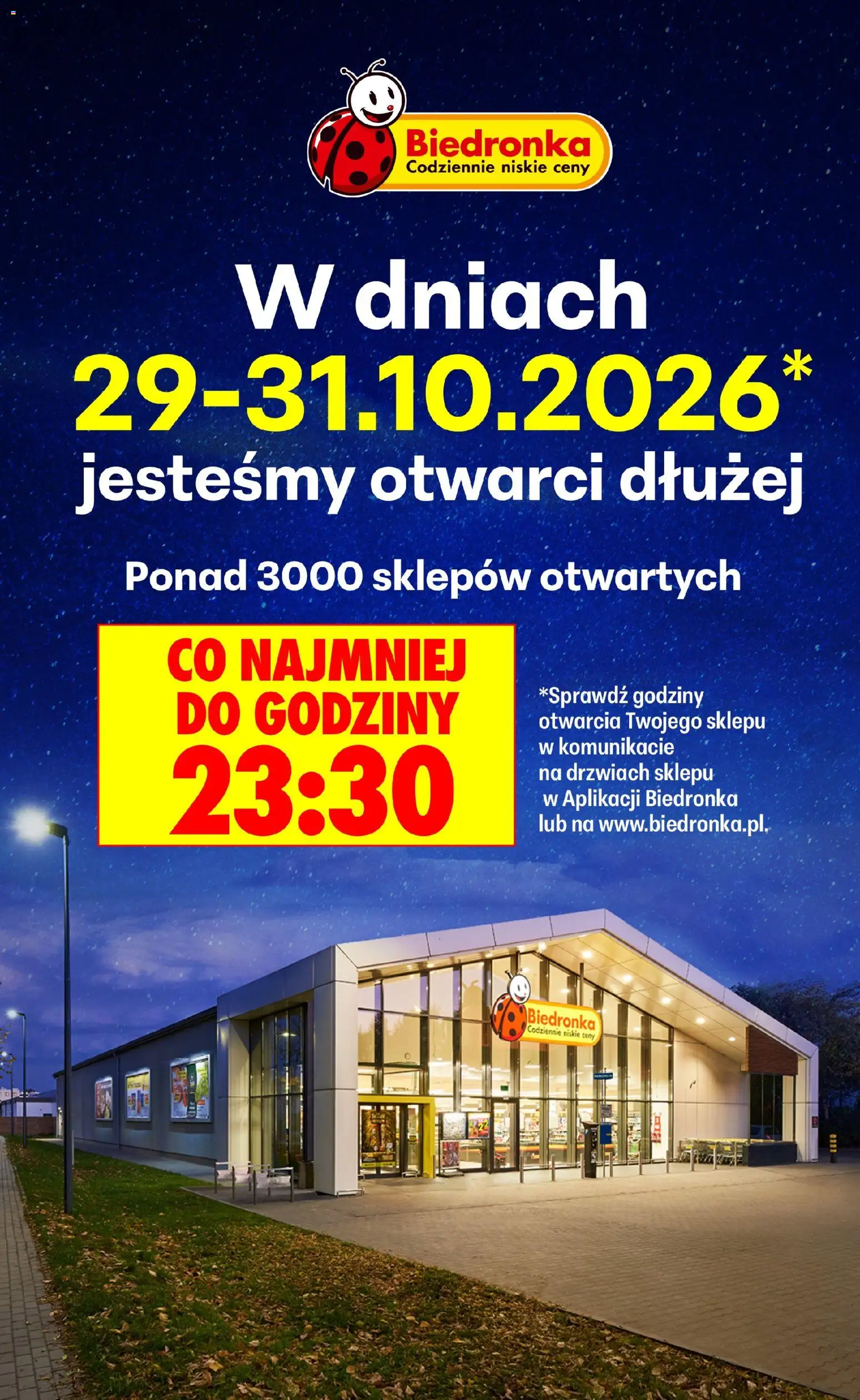 Pogląd gazetki "Biedronka gazetka od czwartku" ze sklepu Biedronka ważnej od 29.10.2026