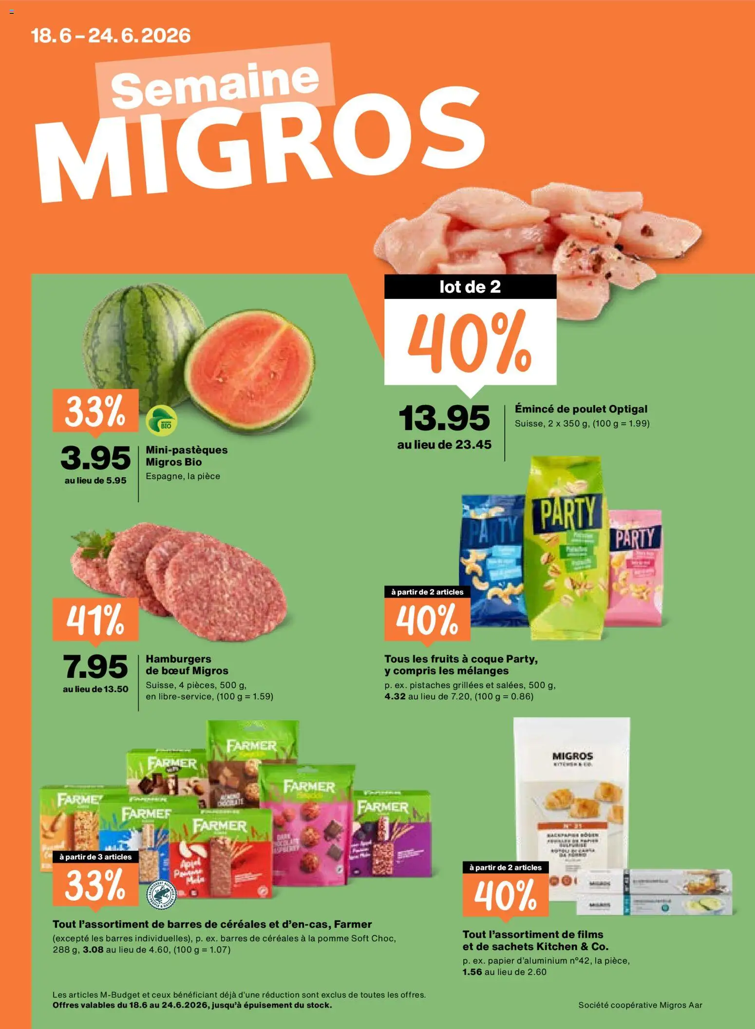 Vorschau des Merkblatts Migros aktionen IT vom Shop Migros gültig von 18.06.2026 bis 24.06.2026