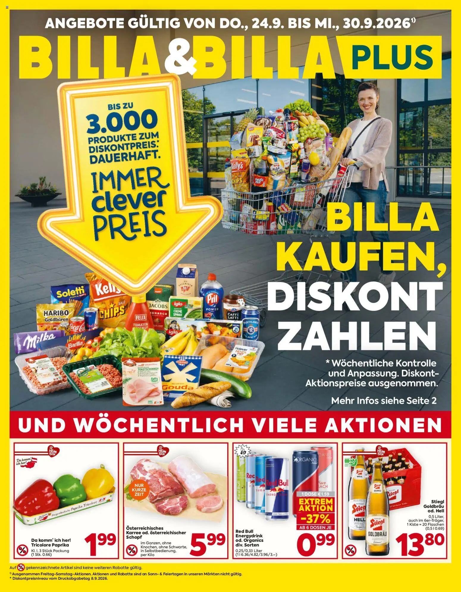 Vorschau der Angebote: Billa Billa Flugblatt gültig ab 24.09.2026