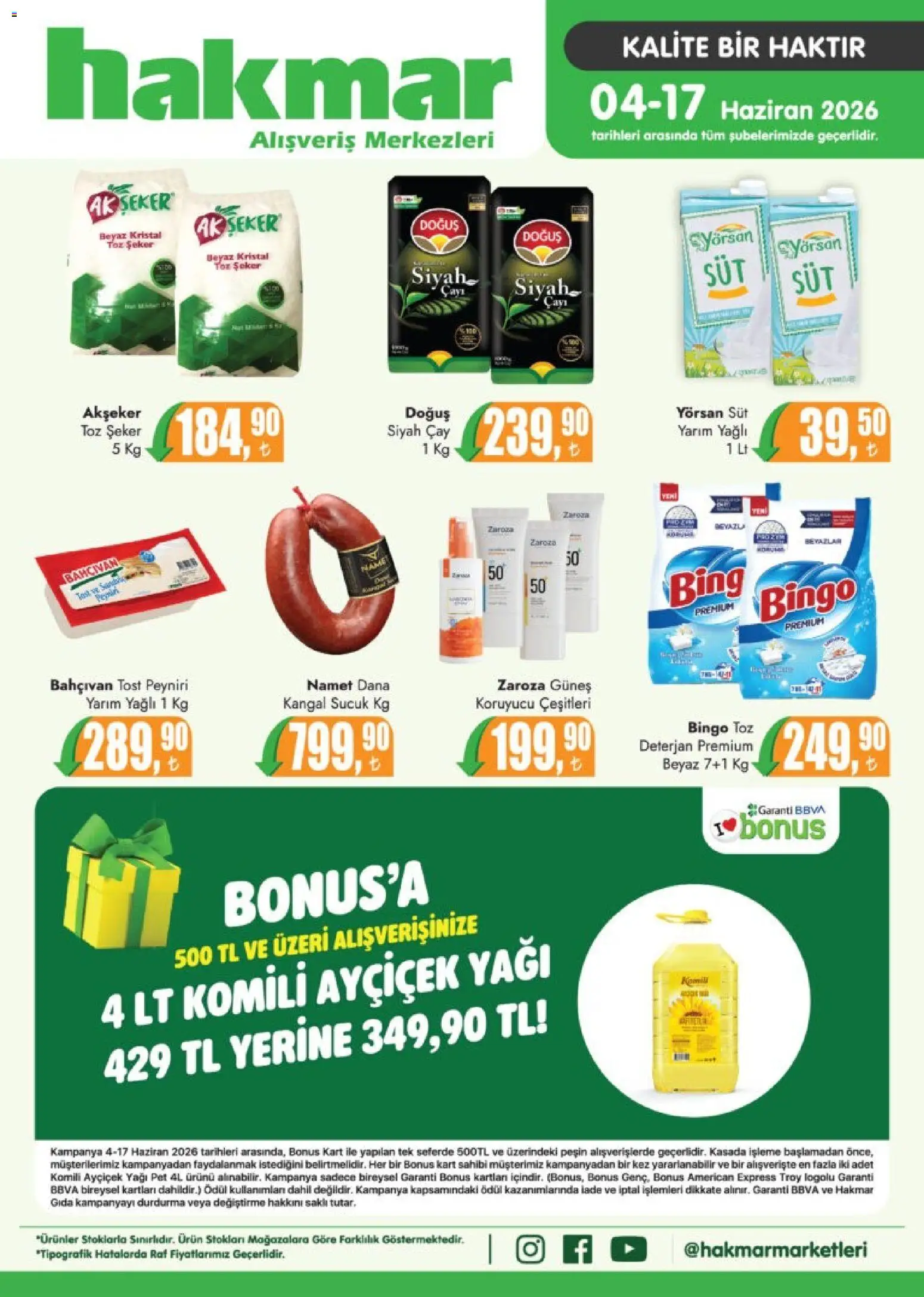 Hakmar Hakmar Katalog 04.06.2026 - Broşürünün önizlemesi