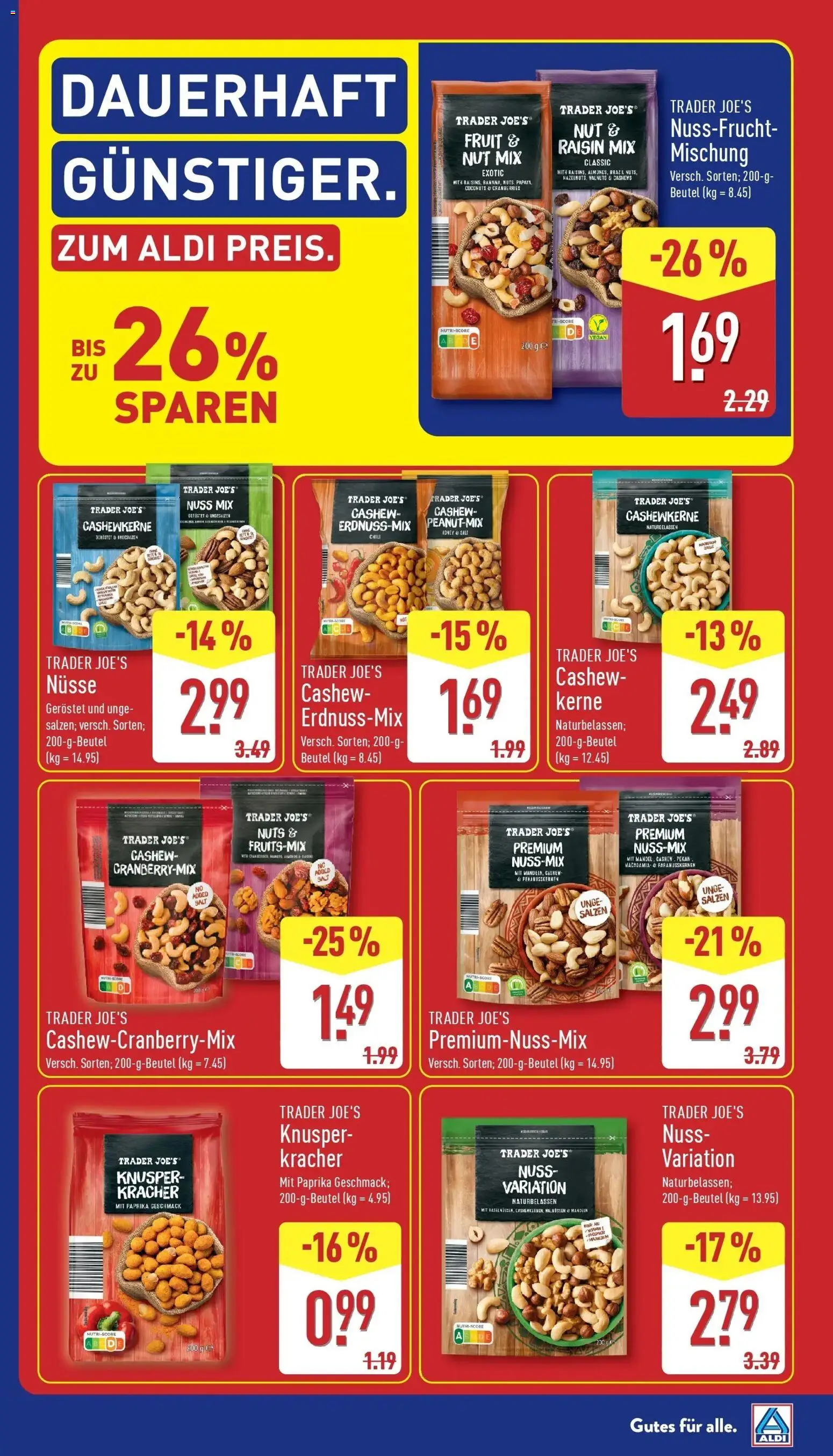 Vorschau von dem Prospekt des Geschäftes Aldi, gültig ab dem 01.10.2026