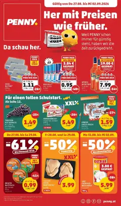 Vorschau der Angebote: Penny Markt Penny Markt Die ganze Woche sparen gültig ab 27.08.2026
