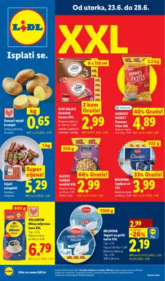 Pregled letka Lidl Katalog trgovine Lidl vrijedi od 23.06.2026