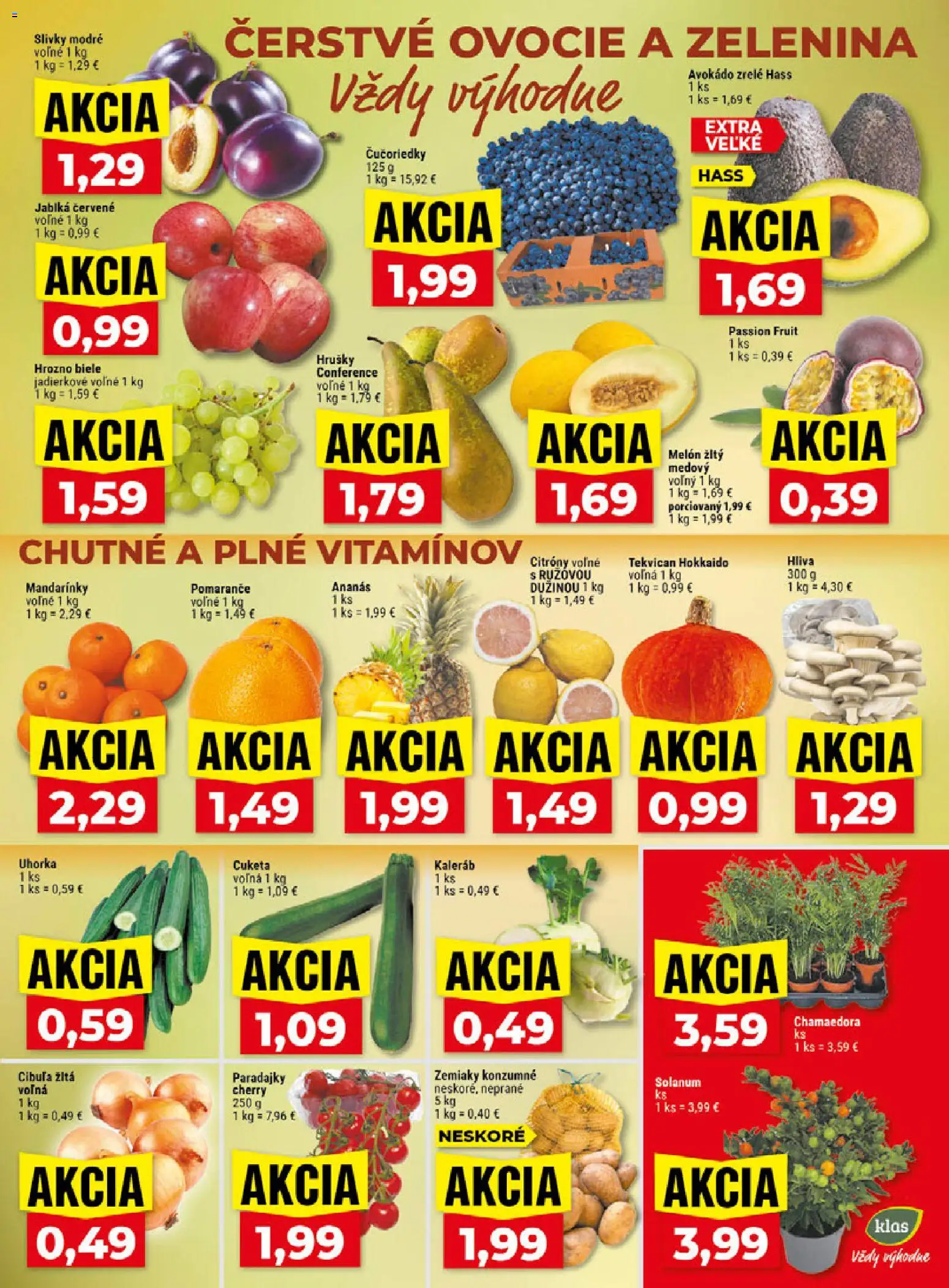 Náhľad Klas letáku platného od 28.09.2026