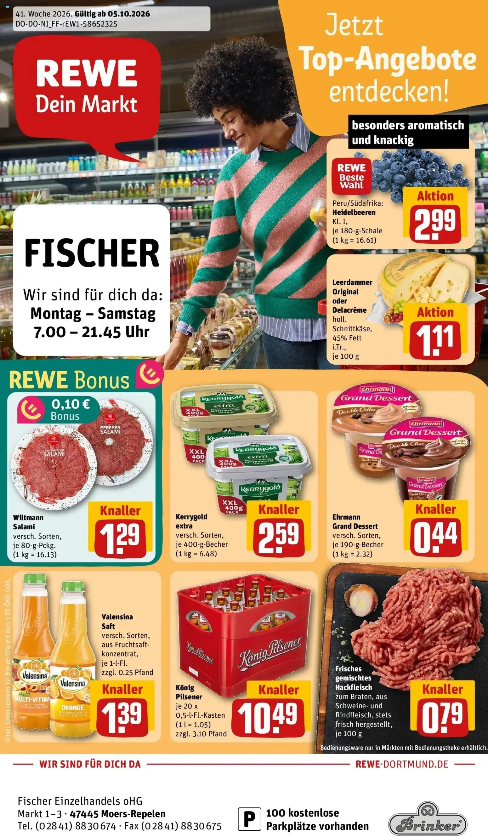 Vorschau von dem Prospekt des Geschäftes Rewe, gültig ab dem 05.10.2026