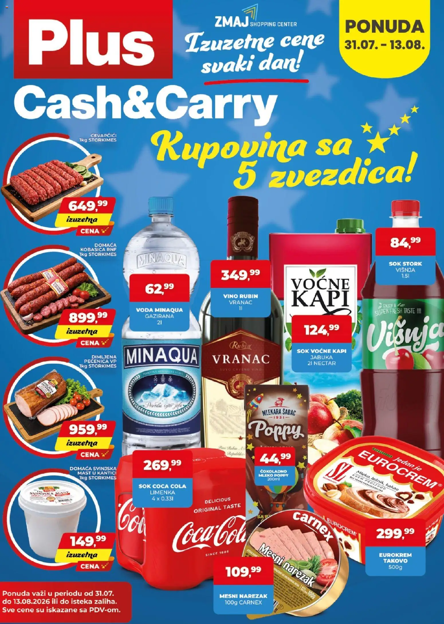 Pregled Plus Cash & Carry kataloga - važi od 31.07.2026