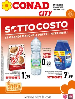 Anteprima dell'opuscolo Conad volantino City Sicilia dal negozio Conad valido da 08/10/2026