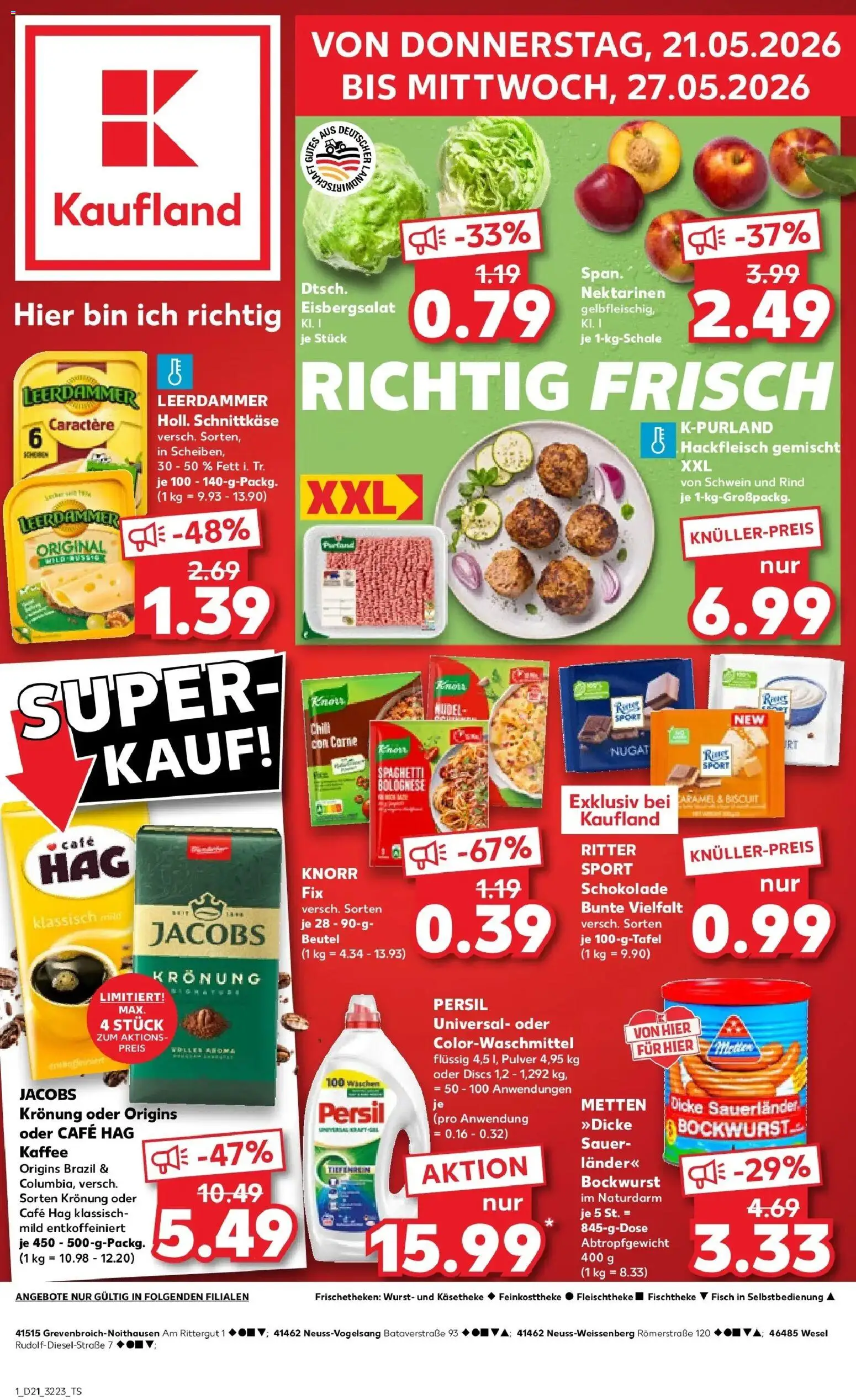 Vorschau von dem Prospekt des Geschäftes Kaufland, gültig ab dem 21.05.2026