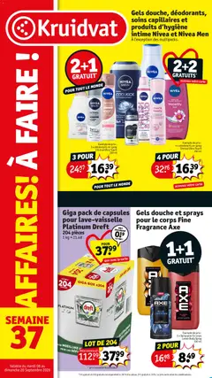 Voorbeeld van Kruidvat folder semaine 37 van winkel Kruidvat geldig vanaf 08/09/2026