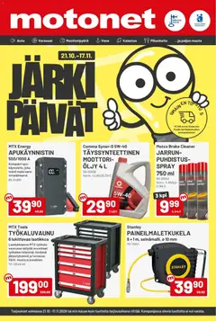 Kaupan Motonet Motonet tarjoukset esikatselu, voimassa 21/10/2026