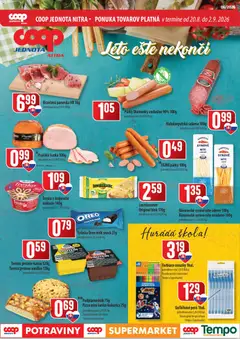 Náhľad COOP Jednota letáku platného od 20.08.2026