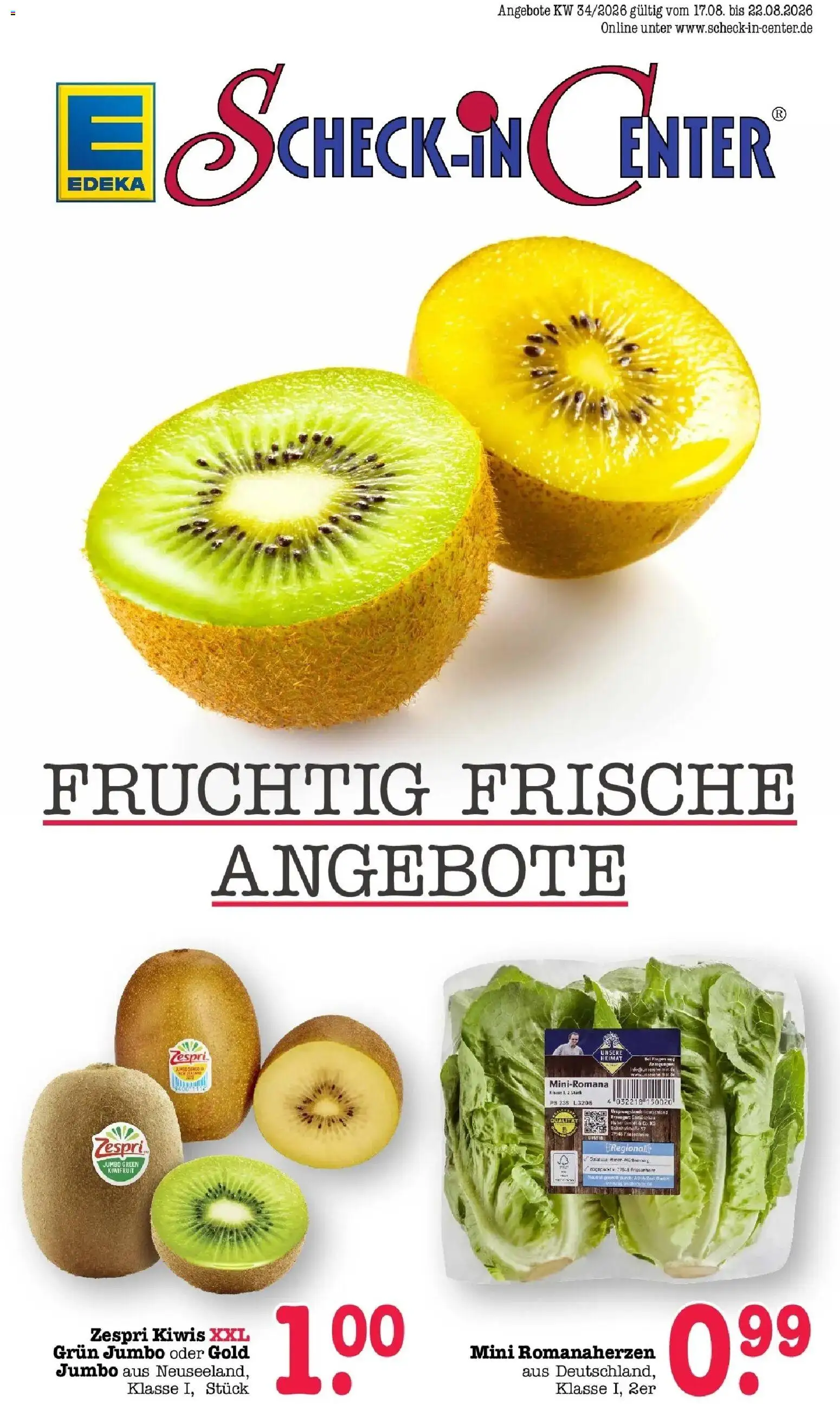Vorschau von dem Prospekt des Geschäftes Edeka, gültig ab dem 17.08.2026