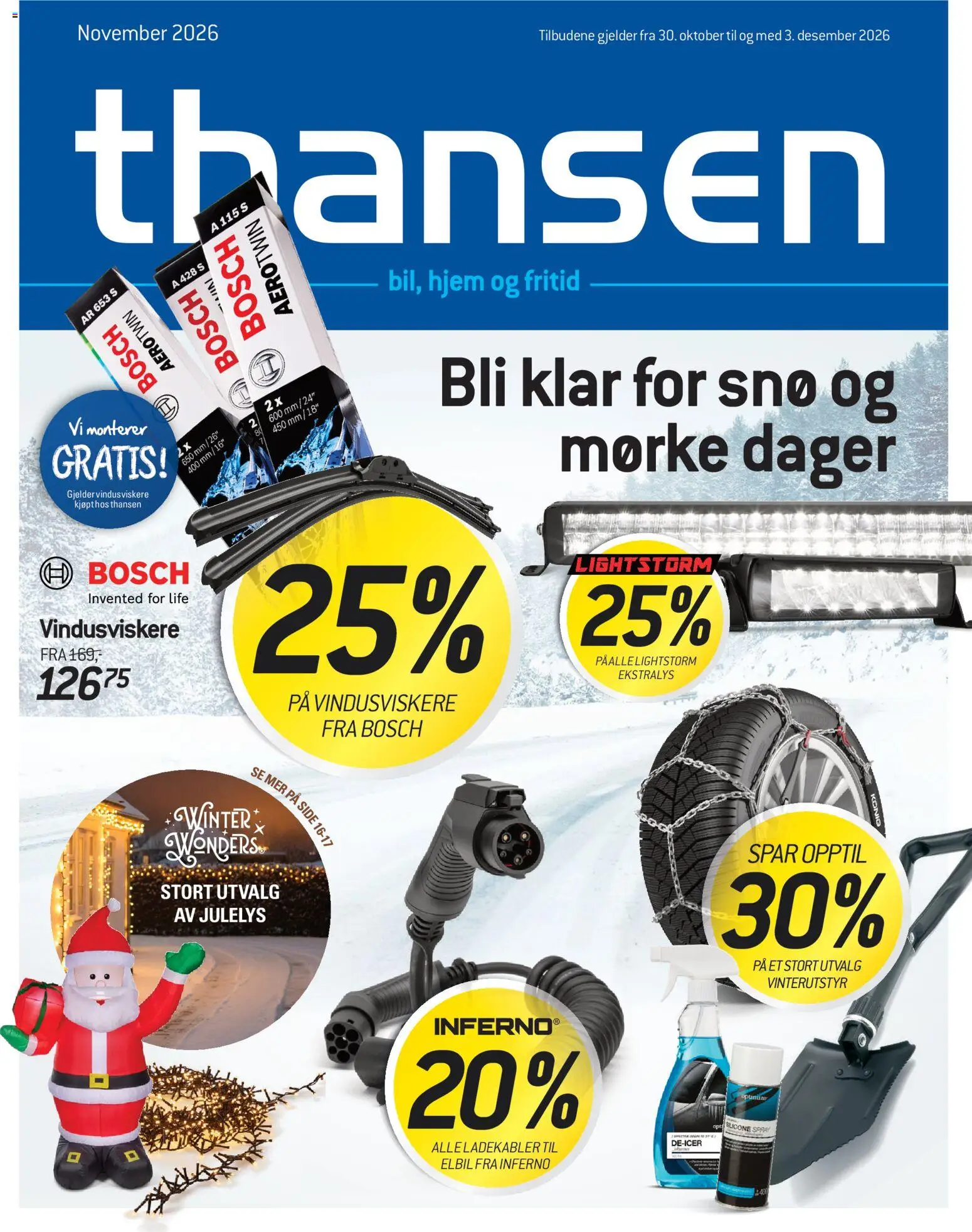 Forhåndsvis THANSEN kundeavis fra butikk THANSEN gyldig fra 30/10/2026