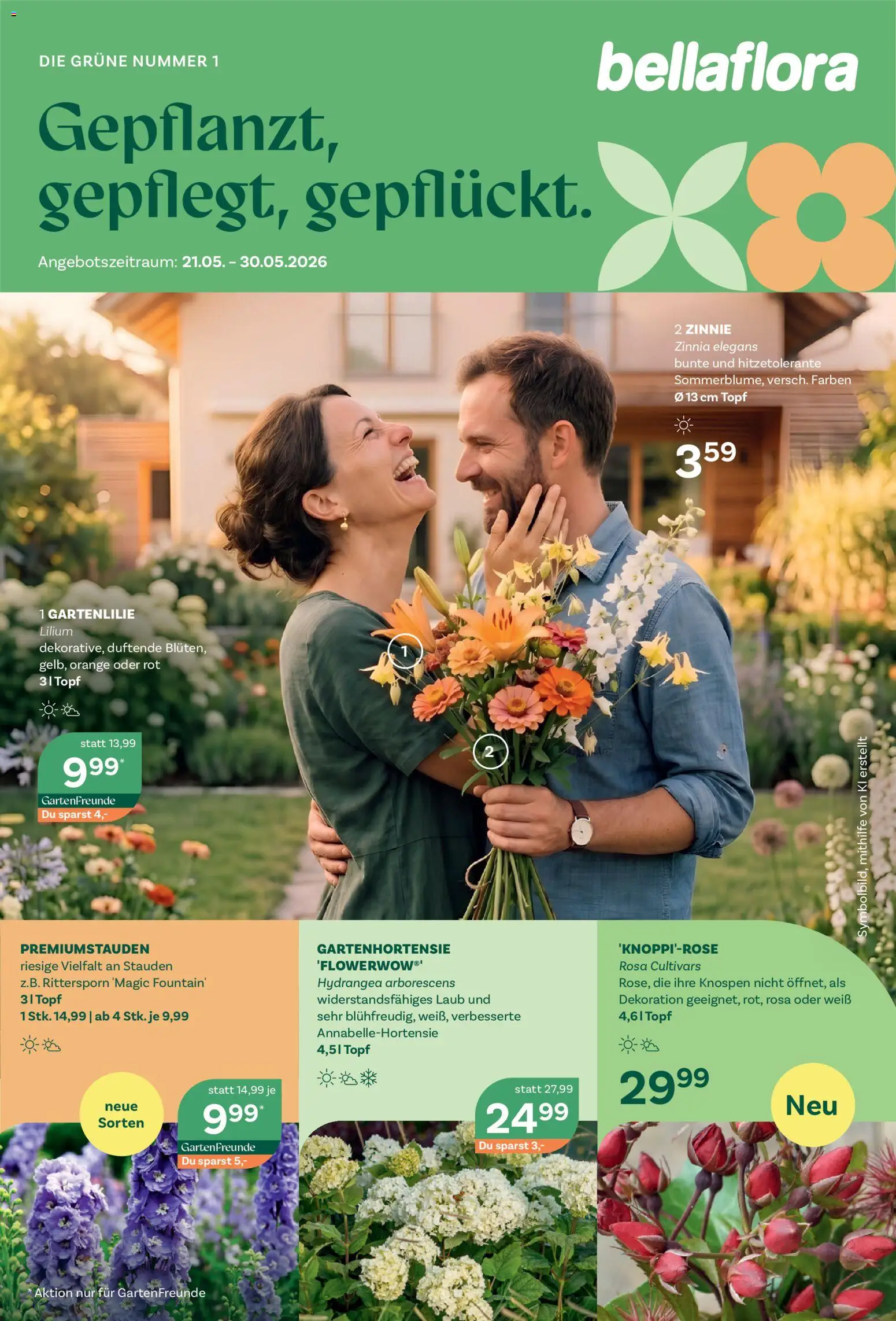 Vorschau der Angebote: bellaflora bellaflora Flugblatt gültig ab 21.05.2026