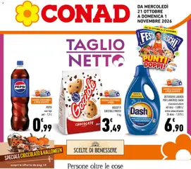 Anteprima dell'opuscolo Conad volantino Campania dal negozio Conad valido da 21/10/2026