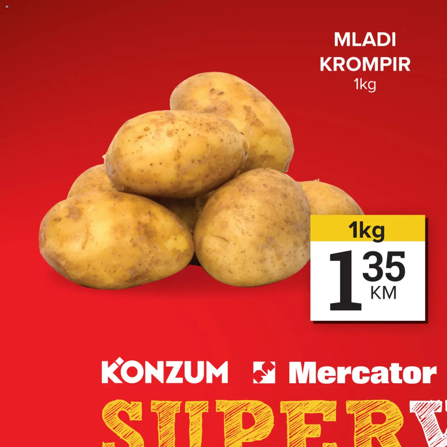 Pregled letka KONZUM super vikend trgovine KONZUM vrijedi od 07.05.2026