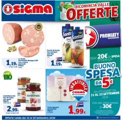 Anteprima dell'opuscolo SIGMA volantino Bari dal negozio SIGMA valido da 10/09/2026