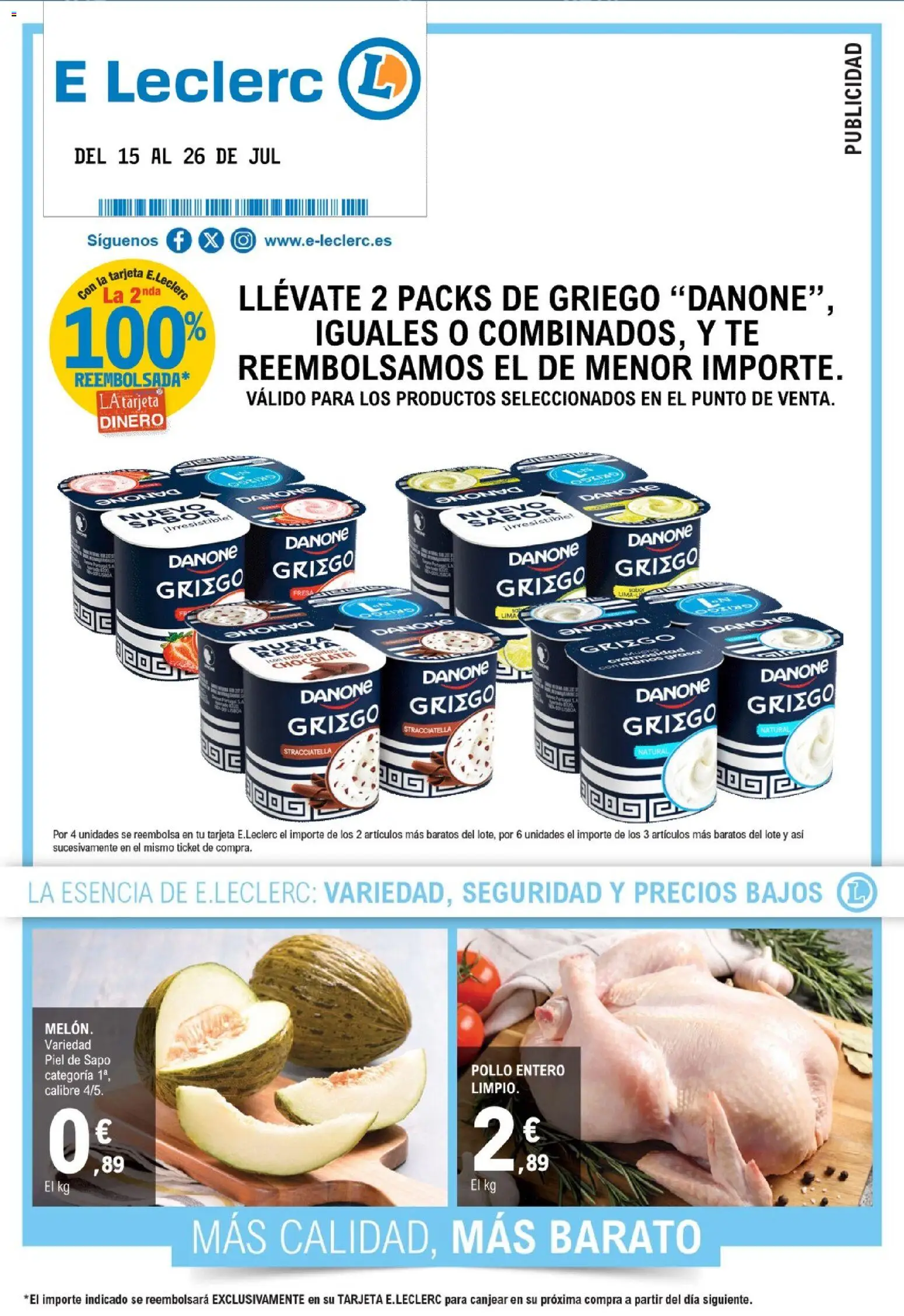 Vista previa del folleto de la tienda E.Leclerc válido desde el 15/07/2026 