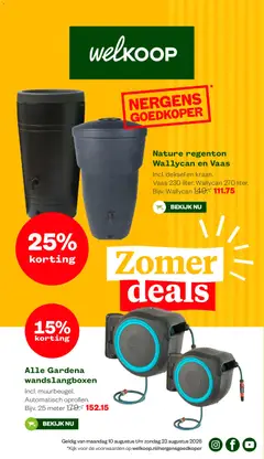 Voorbeeld van Welkoop folder van winkel Welkoop geldig vanaf 10-08-2026