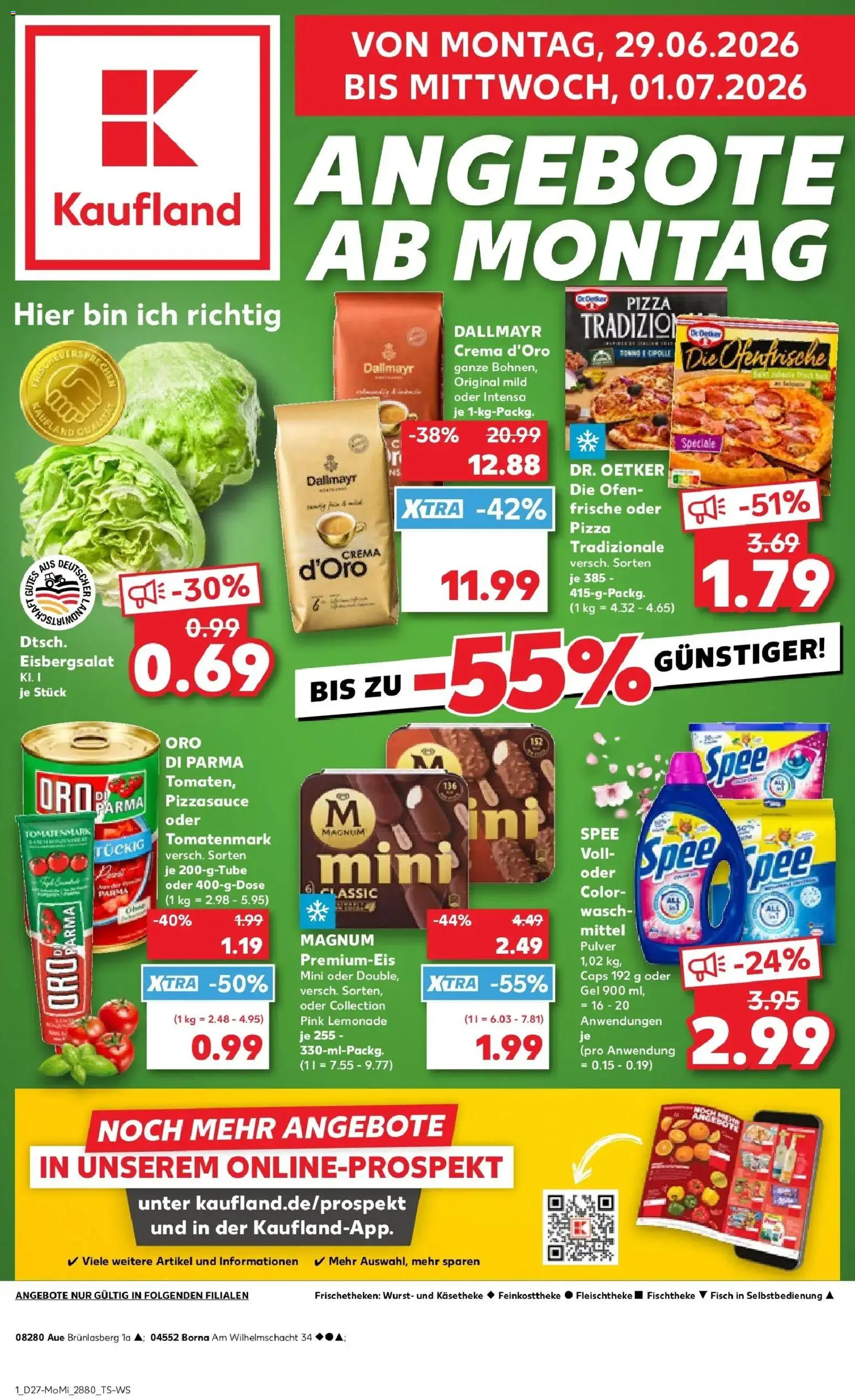 Vorschau von dem Prospekt des Geschäftes Kaufland, gültig ab dem 29.06.2026