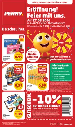 Vorschau der Angebote: Penny Markt Penny Markt Eröffnung in 4490 St. Florian gültig ab 23.08.2026