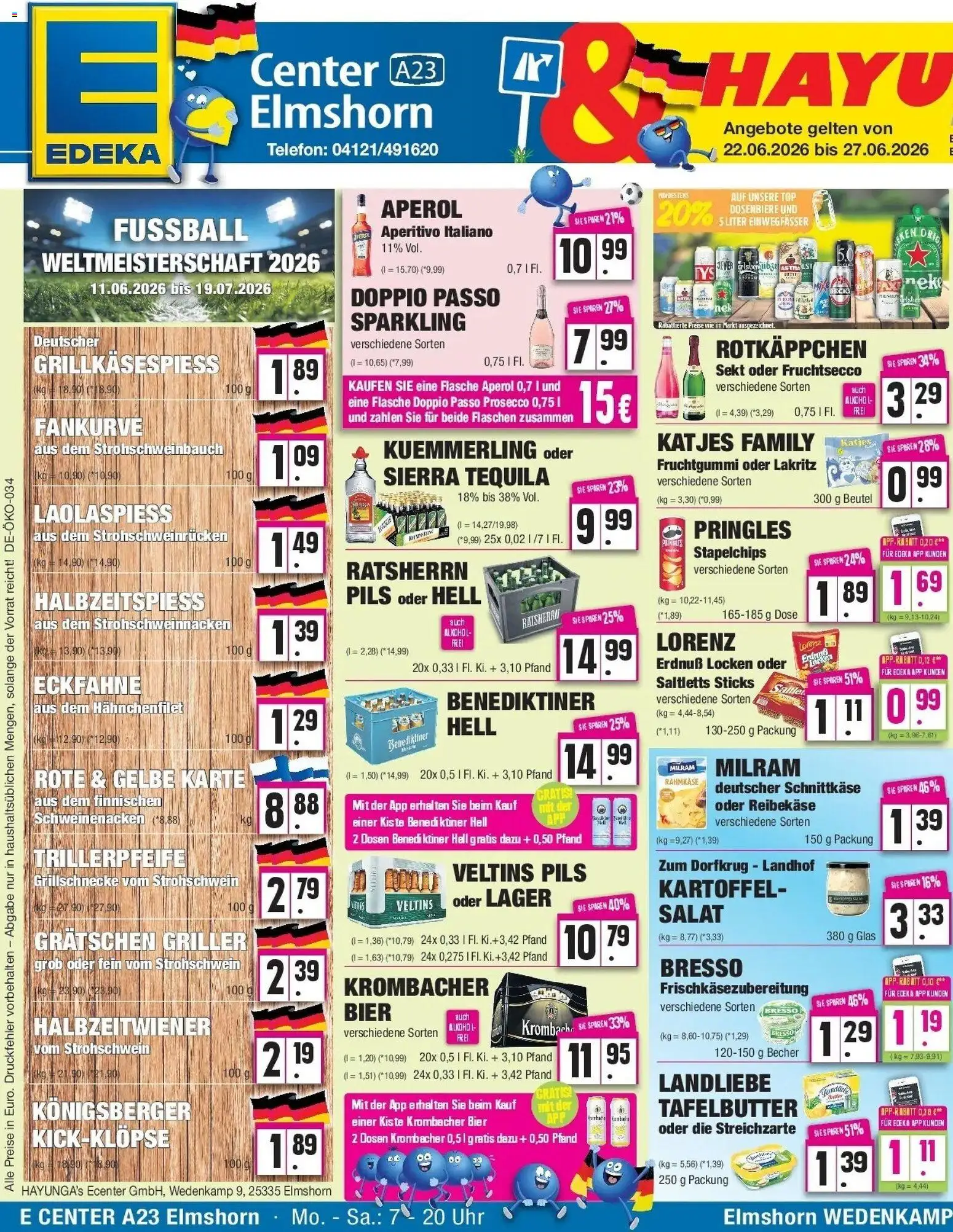 Vorschau von dem Prospekt des Geschäftes Edeka, gültig ab dem 22.06.2026